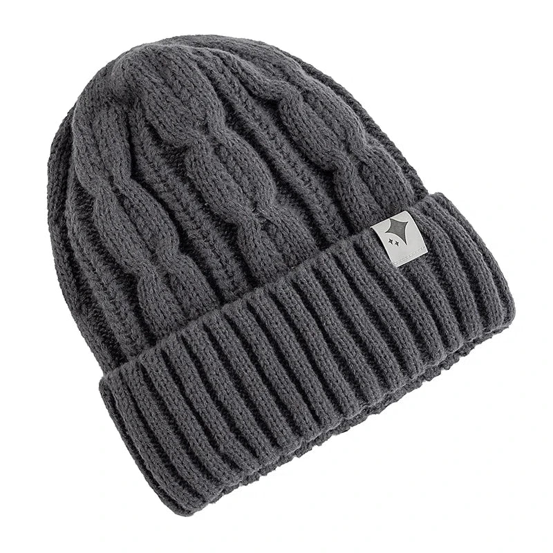 Knit Beanie Hat Winter Warm Unisex Acrylic Slouchy Skull Cap for Men Women Outdoor Cold Weather Casual Streetwear Headwear | Lonoma