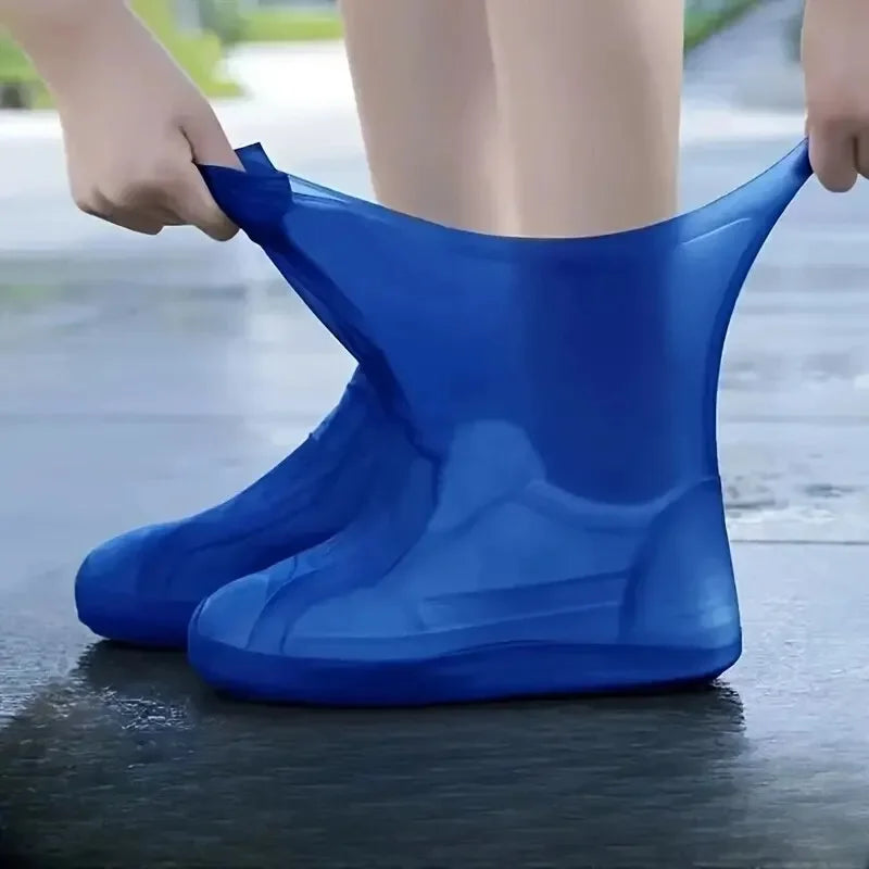 Waterproof Silicone Shoe Covers for Rain Snow Mud Reusable Non-Slip Boot Protectors for Walking Commuting | Lonoma