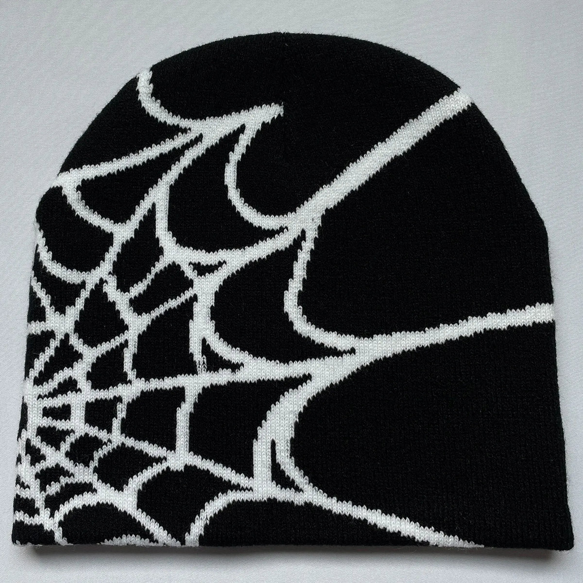 Unisex Knit Beanie with Spider Web Pattern for Winter Outdoor Sports, Skiing, Snowboarding & Everyday Wear | Lonoma