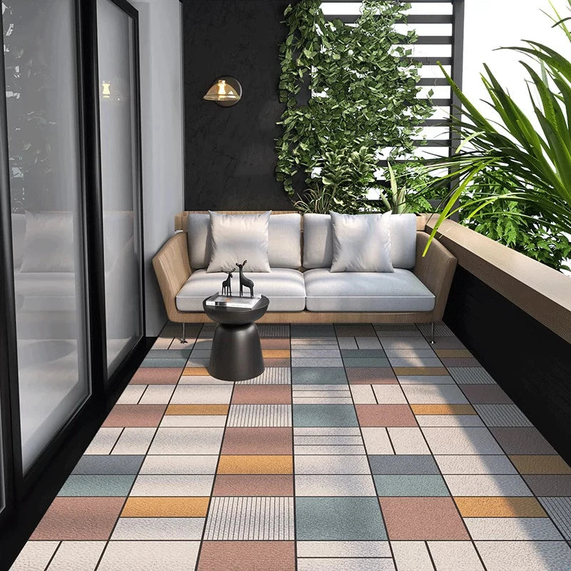 Waterproof PVC Floor Mat Non-Slip Kitchen Runner Oil-Resistant Indoor Outdoor Area Rug for Entryway Living Room Balcony | Lonoma