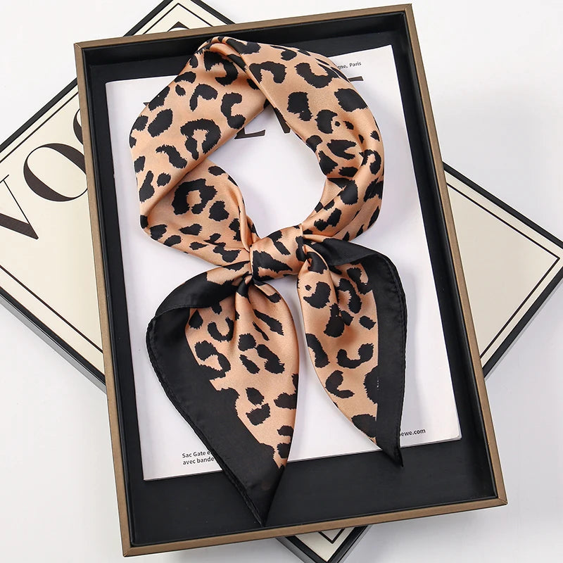 Square Satin Scarf for Women 27.5 inch Versatile Headband Hair Wrap Neck Tie Lightweight Polyester Fashion Accessory | Lonoma