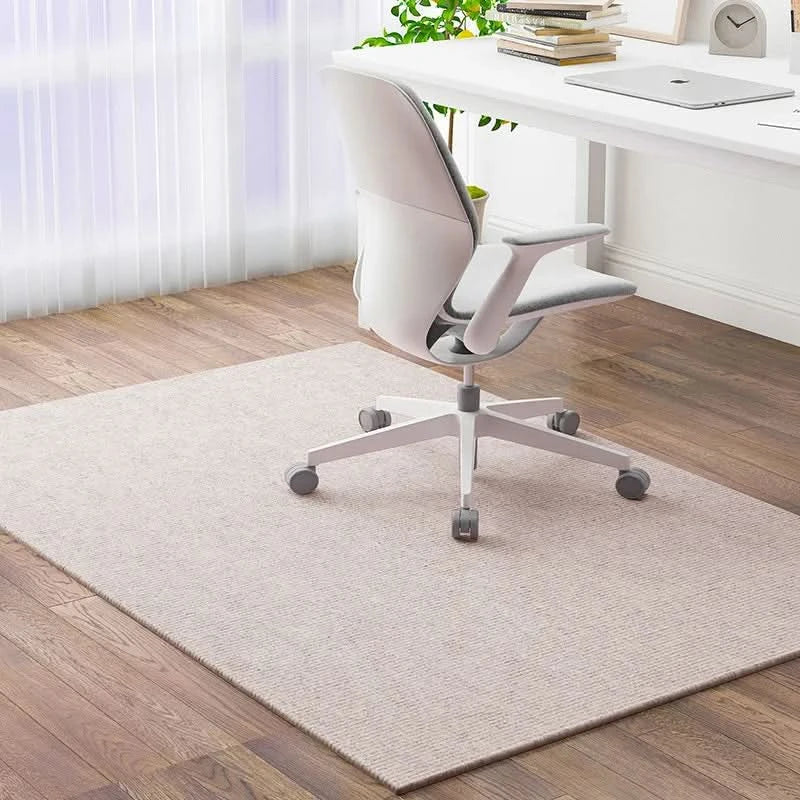 Office Chair Mat for Hardwood Floors Anti-Slip Desk Floor Protector Polyester Rolling Chair Pad for Home Office Study | Lonoma