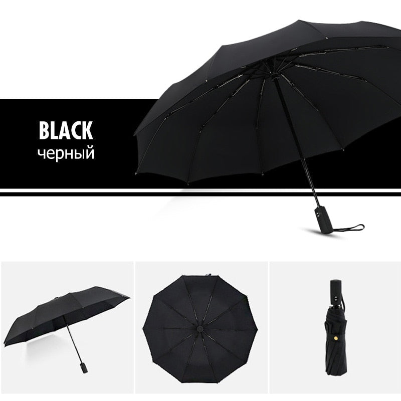 Inverted Automatic Umbrella Windproof Reverse Fold Rain Protection for Commute Travel Outdoor Men Women 6 Colors UV Block | Lonoma