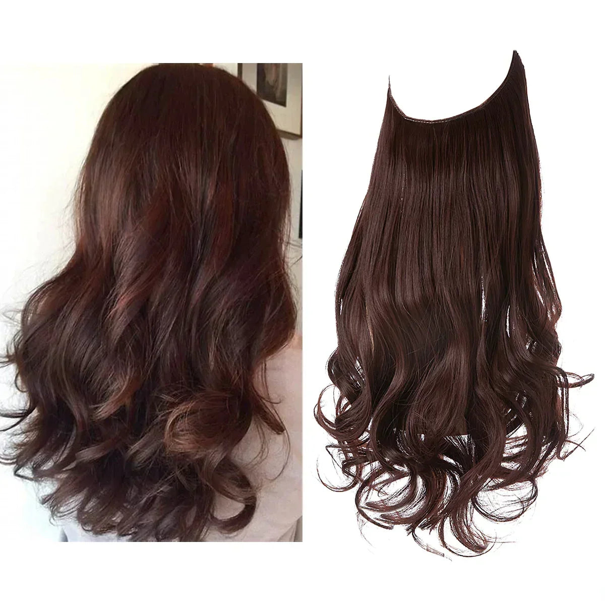 100% Human Hair Extensions for Volume & Length — Heat-Safe to 356°F, Natural Cuticle Aligned, Silky Finish | Lonoma
