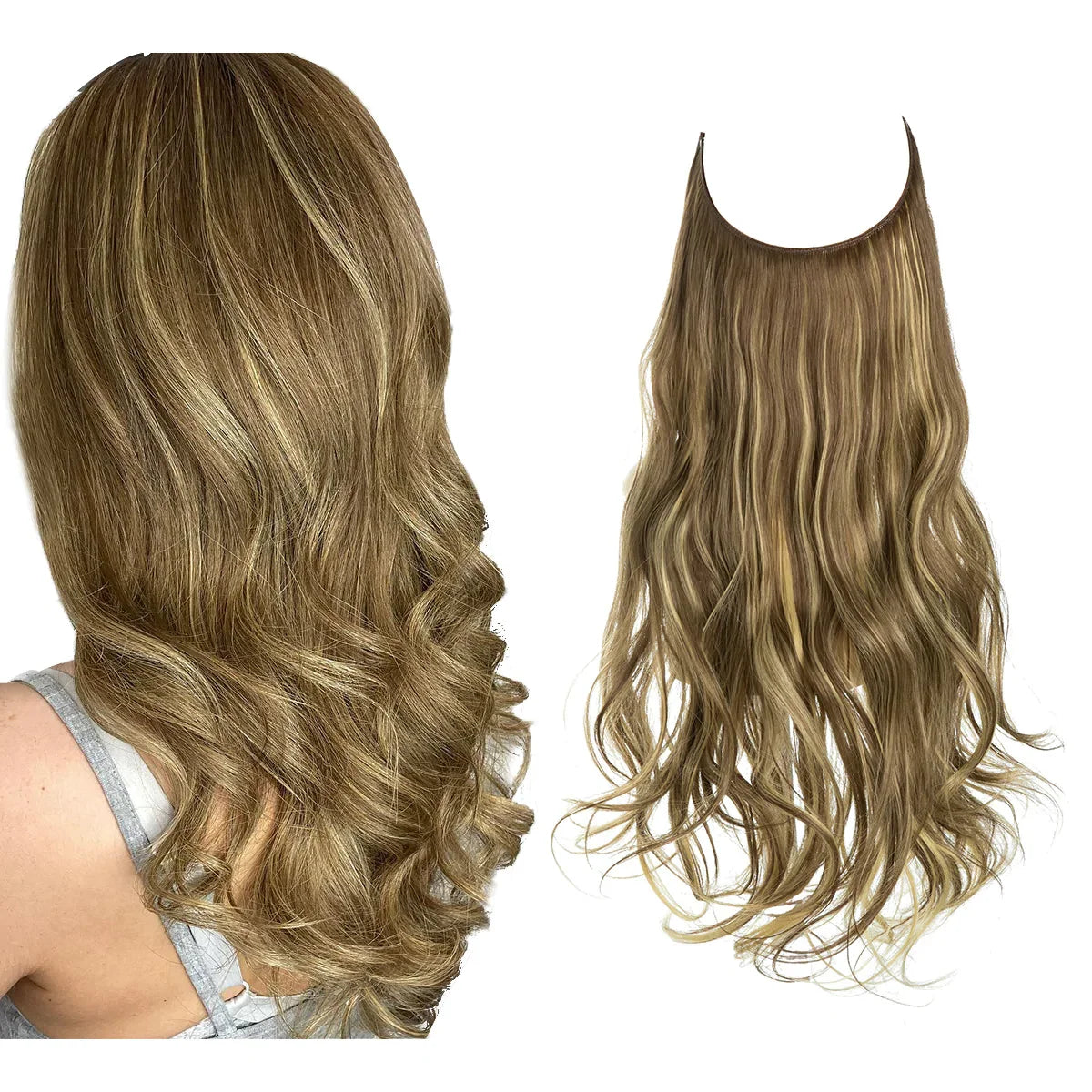 100% Human Hair Extensions for Volume & Length — Heat-Safe to 356°F, Natural Cuticle Aligned, Silky Finish | Lonoma