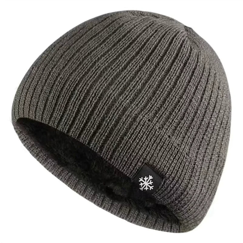 Fleece-Lined Winter Beanie Hat with Plush Interior for Men and Women - Thick Insulated Knit Cap for Skiing, Snowboarding, Outdoor Sports | Lonoma