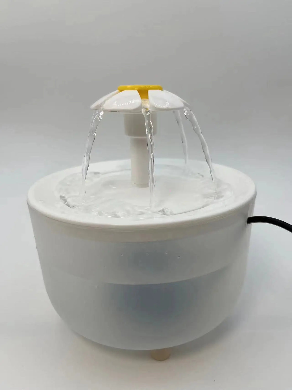 Automatic Pet Hydration System with Filter | 40 oz Quiet Circulating Bowl for Cats Dogs | USB Rechargeable Triple Flow Fountain | Lonoma