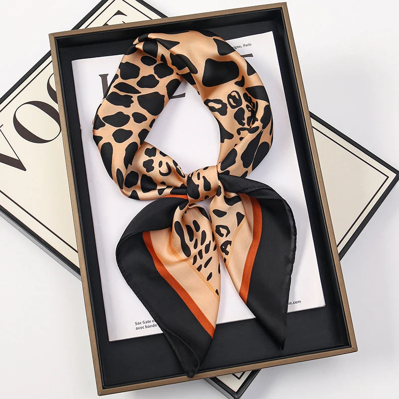 Square Satin Scarf for Women 27.5 inch Versatile Headband Hair Wrap Neck Tie Lightweight Polyester Fashion Accessory | Lonoma