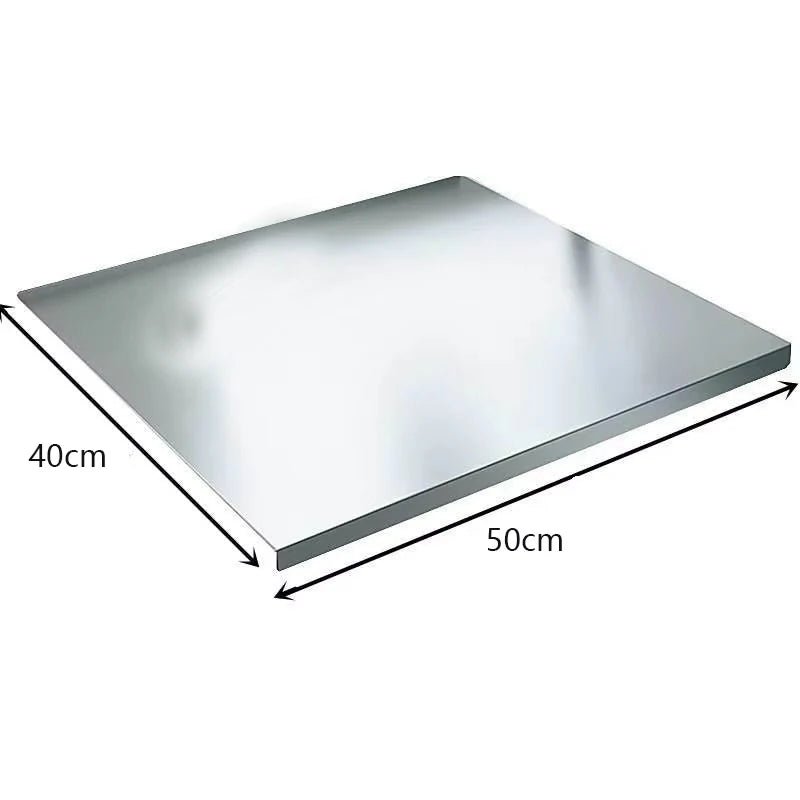 Professional Stainless Steel Prep Surface with Measurement Grid and Non-Slip Base for Kitchen Food Prep Cooking | Lonoma