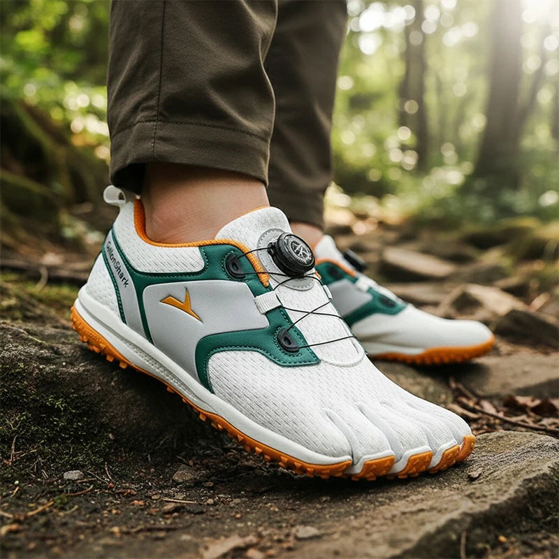GallonShark Vijtandige Outdoor Barefoot Schoenen Minimalistische Gebreide Sneakers voor Mannen en Vrouwen voor Wandelen, Hardlopen, Fitness en Dagelijks Gebruik