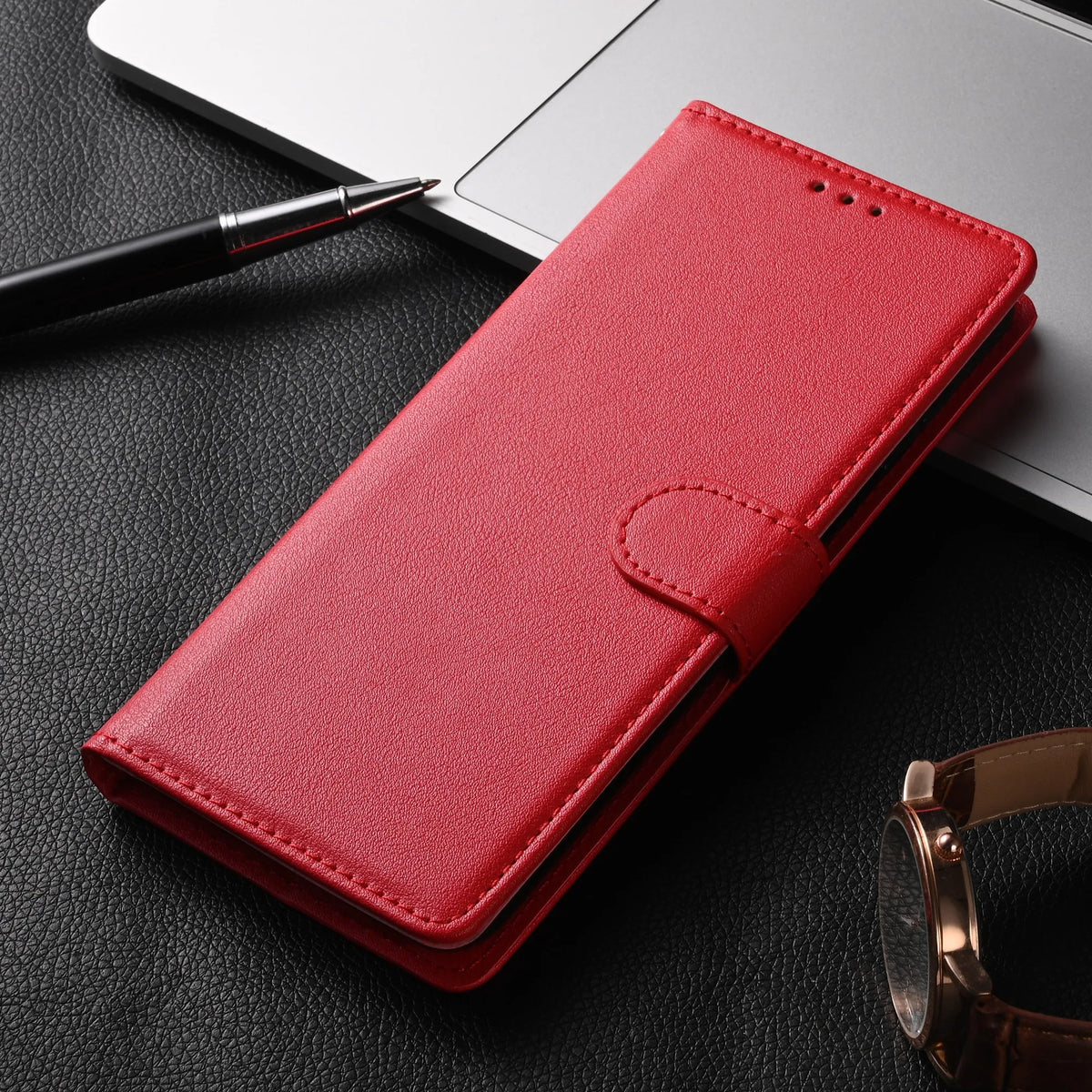 Flip Wallet Phone Case with Card Slots and Kickstand – Vegan Leather Magnetic Folio Cover for Everyday Protection and Convenience | Lonoma