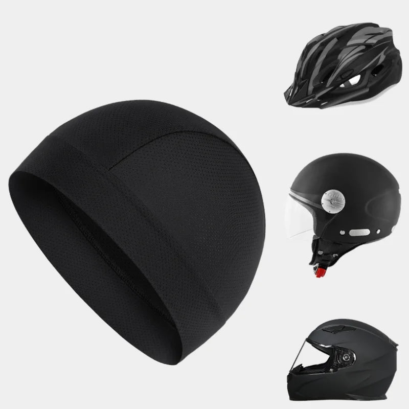 Moisture-Wicking Skull Cap for Cycling - Lightweight Mesh Helmet Liner, Quick-Dry Beanie for Running, Biking & Sports | Lonoma
