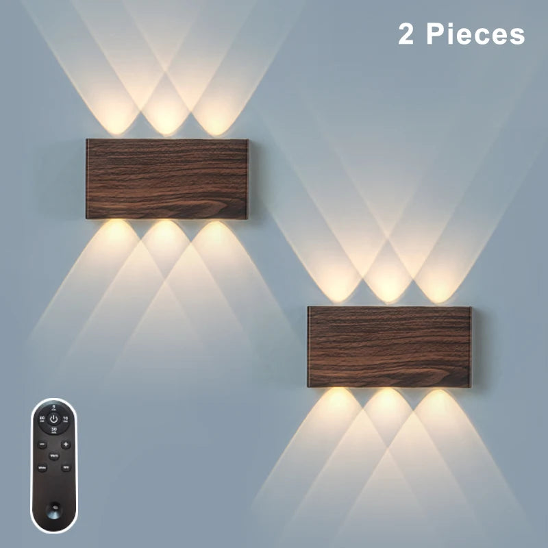 Battery Powered LED Wall Sconce Light 5200mAh Magnetic Mount Touch Dimmable 3 Light Temperatures Modern Accent Lighting | Lonoma
