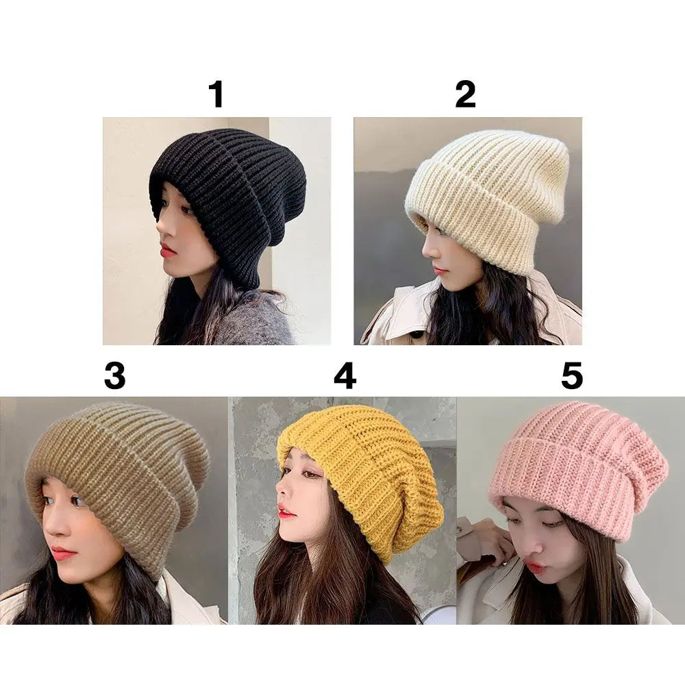 Unisex Knit Beanie Hat – Soft Cotton Skull Cap for Winter – Stretchy One Size Fits All – Everyday Warm Headwear for Men and Women | Lonoma
