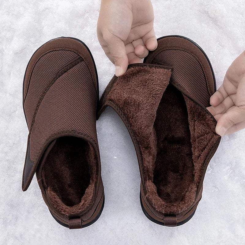 Adjustable Orthopedic Slippers with Extra Wide Toe Box for Swollen Feet, Bunions and Edema Relief | Lonoma