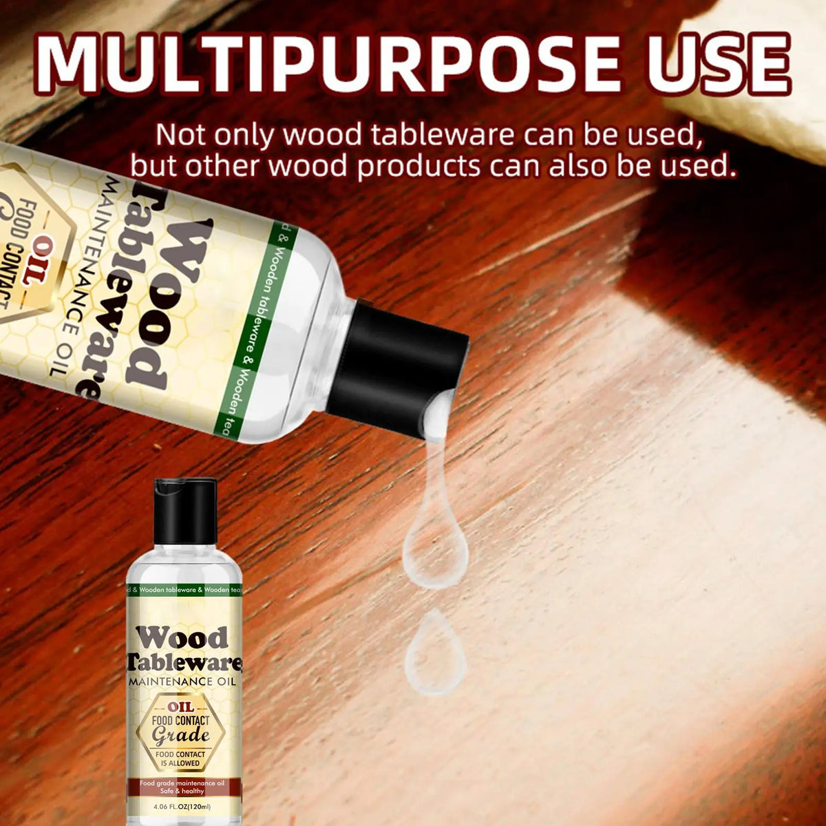 Wood Conditioner for Cutting Boards and Butcher Blocks – Food-Safe Mineral Oil Treatment for Kitchen Countertops, Wooden Utensils, and | Lonoma
