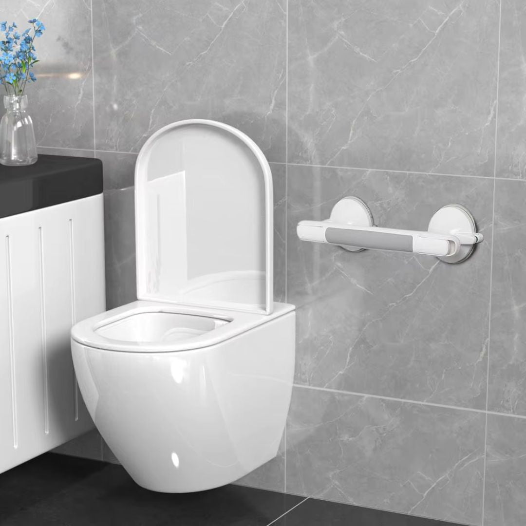 Suction Cup Grab Bar for Shower – Non-Slip Safety Handle for Bathroom, Seniors & Accessible Bathing | Lonoma