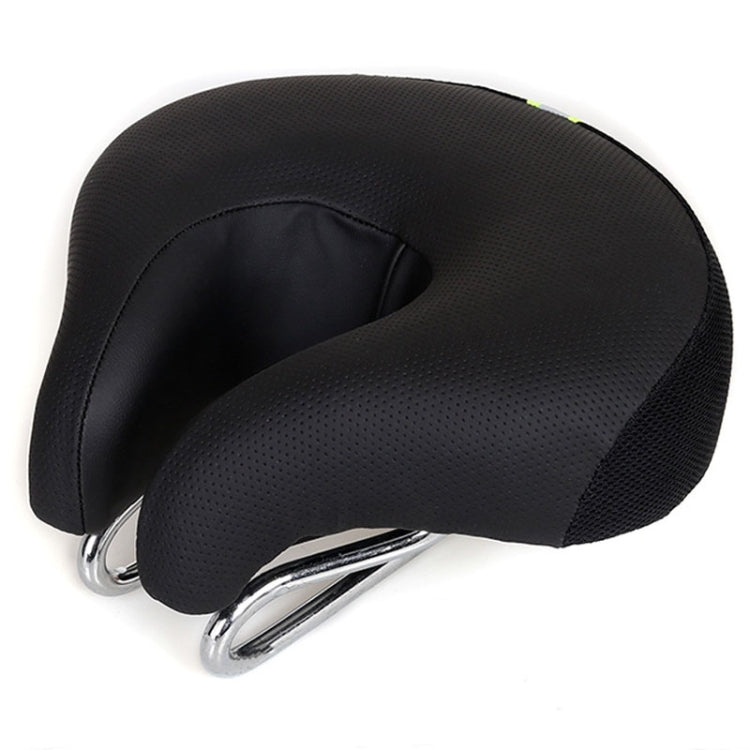 Noseless Bike Seat, Ergonomic High-Density Foam Bicycle Saddle with Shock Absorption for Mountain & City Bikes, Black | Lonoma