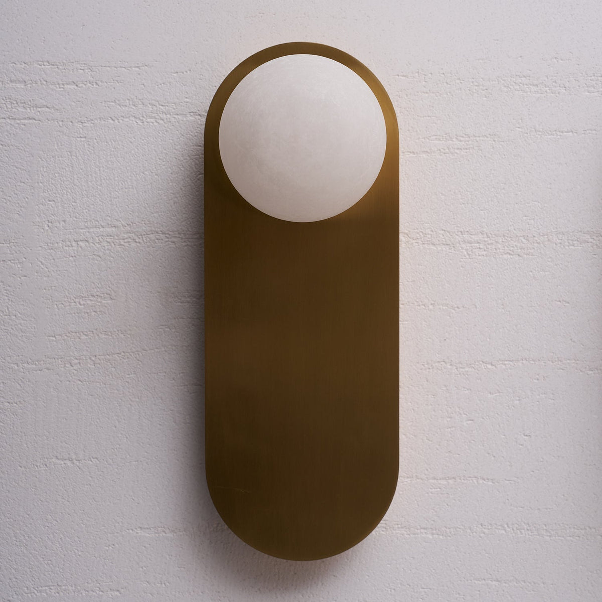 Spanish Alabaster Wall Sconce with Brass or Wood Accent, Hardwired G9 or LED, Handmade Natural Stone Light for Bedroom, Hallway, Living Room | Lonoma