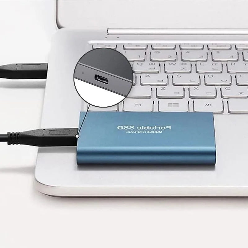 Portable SSD Hard Drive 1TB-30TB USB-C External Storage for Gaming Console PC Laptop Aluminum | Lonoma