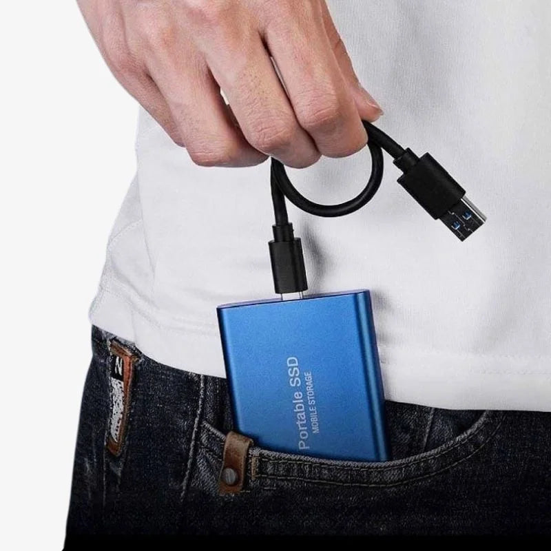 Portable External SSD USB 3.1 Aluminum Drive, Fast Storage for Laptop, Desktop & Game Console, Data Backup, Plug and Play | Lonoma