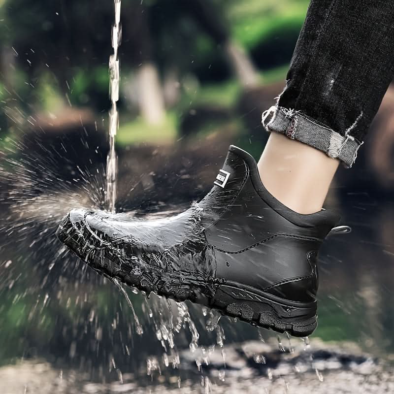 Men's Hiking Shoes Waterproof Non-Slip Outdoor Trail Boots for Trekking Camping Fishing | Rugged Footwear for All-Terrain Adventures | Lonoma