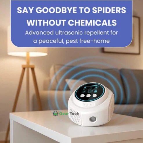 Ultrasonic Pest Repeller Plug-In Spider Control Chemical-Free Pet Safe Electronic Insect Deterrent for Home Indoor Coverage | Lonoma
