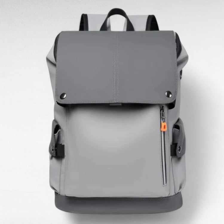 Roll-Top Backpack with Laptop Compartment, USB Charging Port & Water-Resistant Shell – 25 Liter Daypack for Work, School, Travel, Commuting | Lonoma