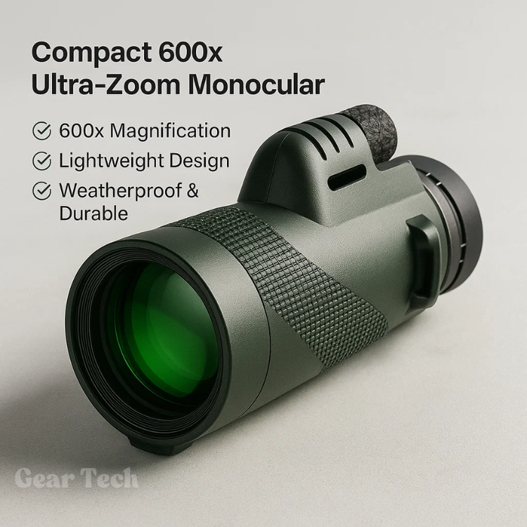 Portable Handheld Monocular Telescope – High-Definition Glass Optics for Birding, Hiking, Wildlife Observation and Sporting Events | Lonoma