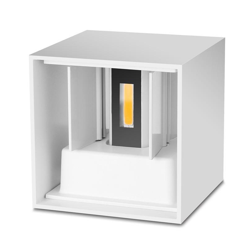 LED Outdoor Wall Sconce Metal Square Adjustable Light Fixture Waterproof IP65 for Patio Garden Porch Entryway Corridor Exterior | Lonoma