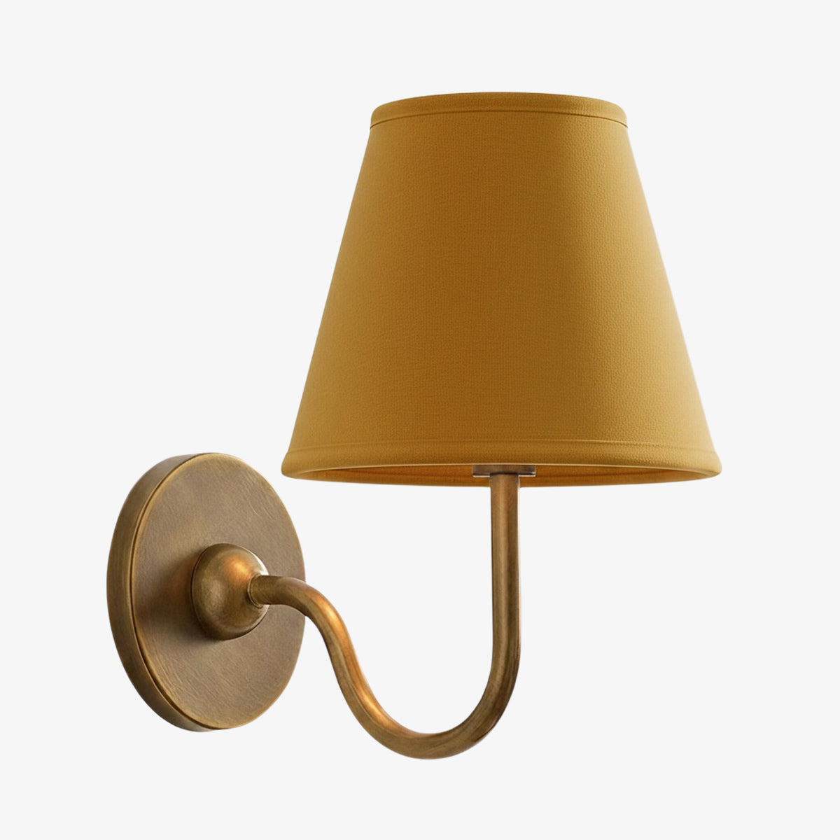 Fabric Shade Wall Sconce with Metal Backplate – E12 Socket Hardwired Light for Bedroom Hallway Dining Room Foyer – Dimmable Indoor Lighting | Lonoma
