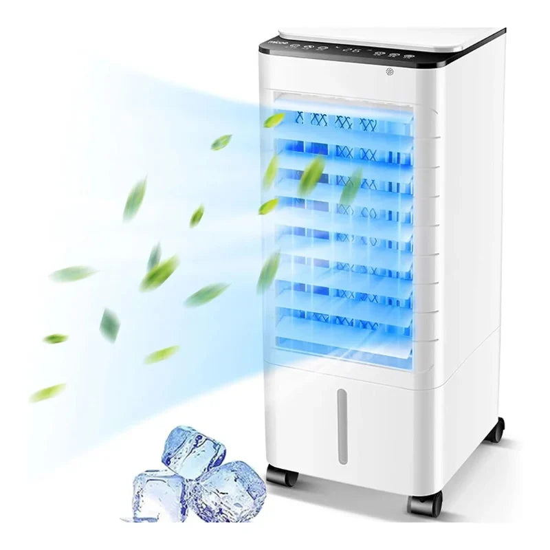 Portable Evaporative Air Cooler Fan 3-in-1 with Humidifier and Oscillation for Home Office Bedroom Desktop Small Personal Space Cooling | Lonoma