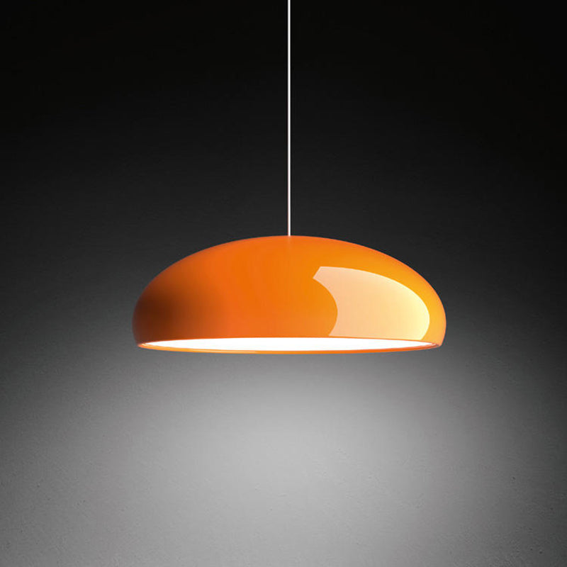 Modern Geometric Metal Pendant Light - Dimmable LED Ceiling Fixture with 3-Color Temperature Switching - 14 to 24 Inch Diameter Options | Lonoma