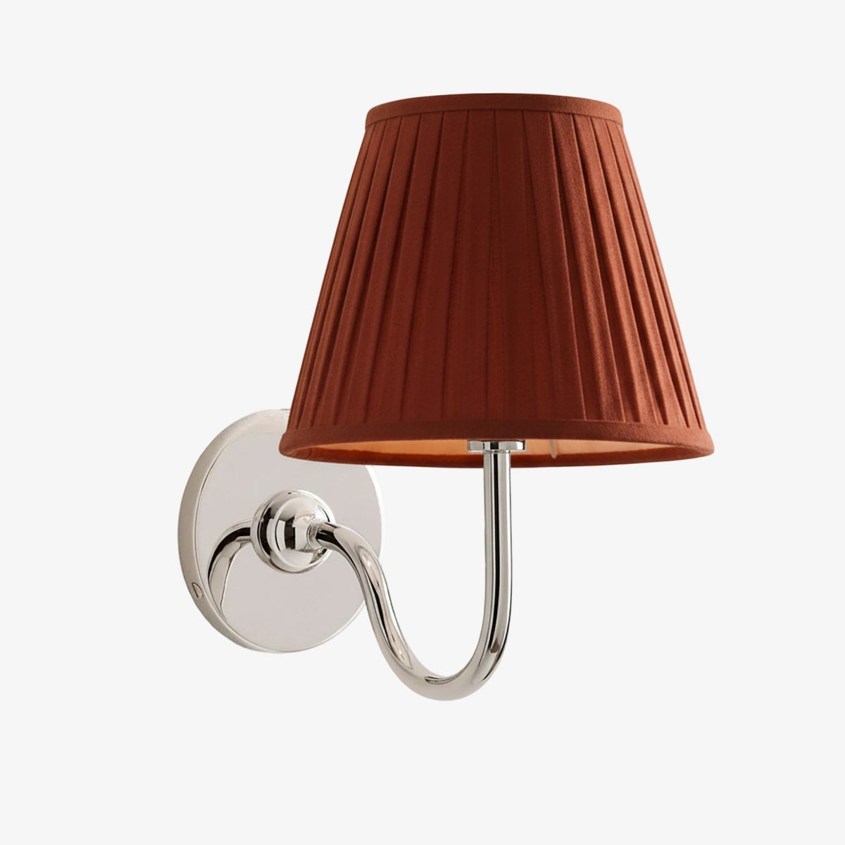 Fabric Shade Wall Sconce with Metal Backplate – E12 Socket Hardwired Light for Bedroom Hallway Dining Room Foyer – Dimmable Indoor Lighting | Lonoma