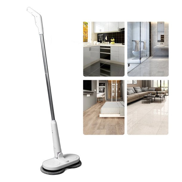 Rechargeable Electric Spray Mop with Built-In Water Tank | Microfiber Pads for Hardwood Tile Laminate | Lightweight Cordless Floor Cleaner | Lonoma