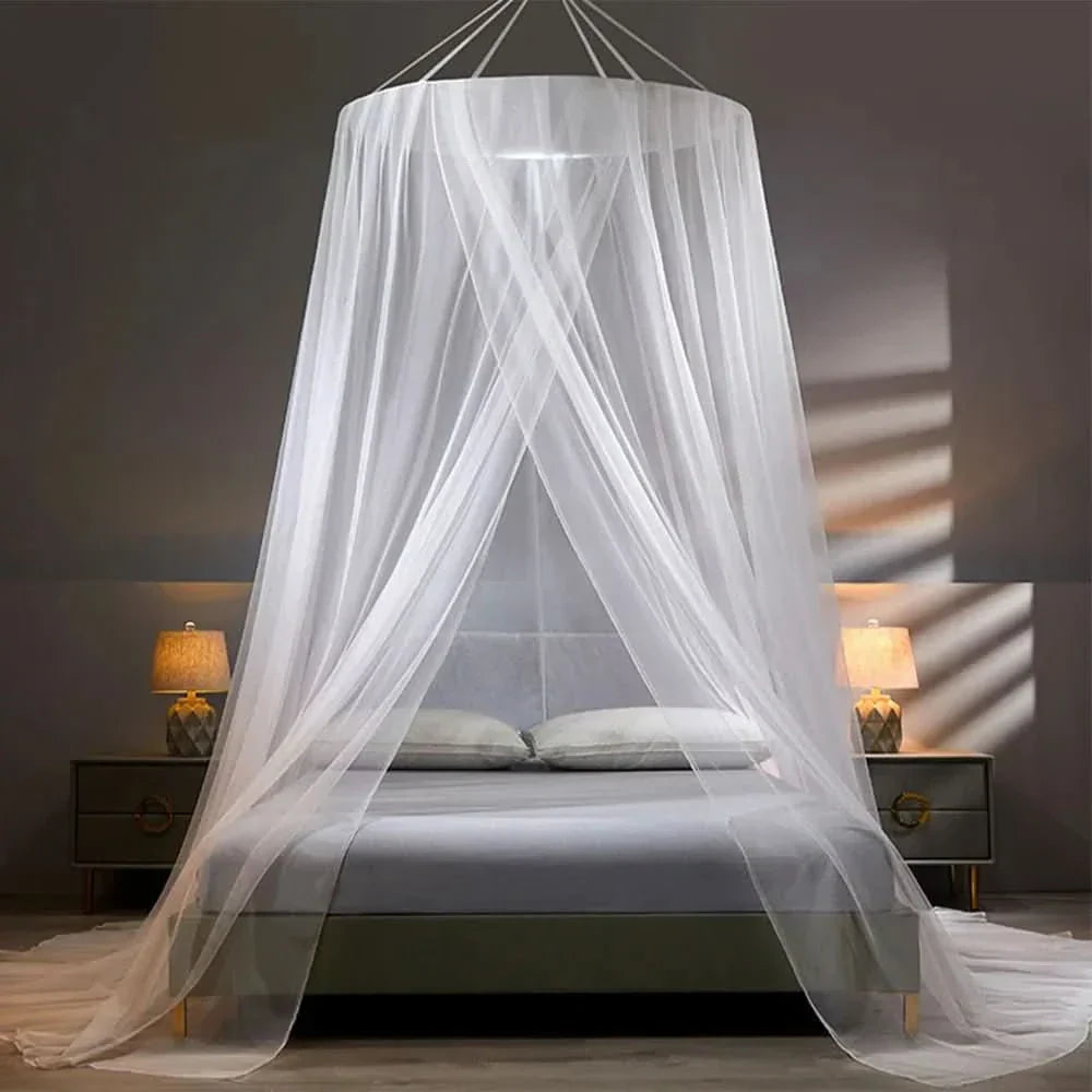 Freestanding Pop-Up Mosquito Net for Double Bed Self-Supporting Frame Breathable Mesh Insect Protection Indoor Outdoor Camping Travel | Lonoma