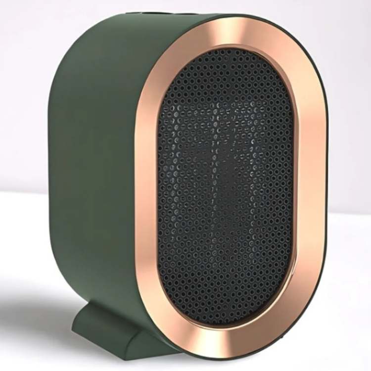 Portable Ceramic Space Heater | 500W Tabletop Electric Heater for Bedroom, Office & Desk | Personal Room Warmer with Tip-Over Protection | Lonoma