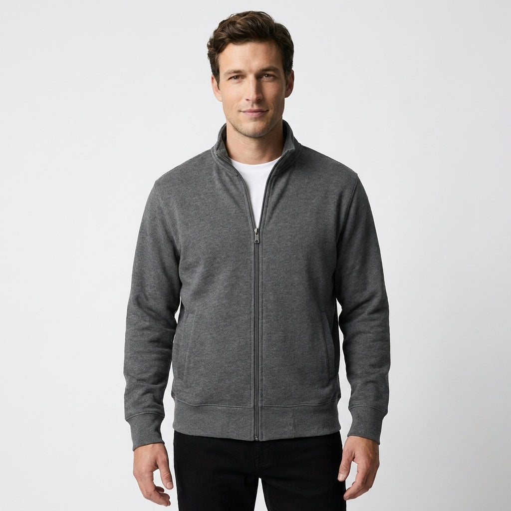 Men's Full-Zip Vest Layering Piece for Year-Round Wear | Casual Athletic Active Jacket | Lightweight Transitional Outerwear | Lonoma