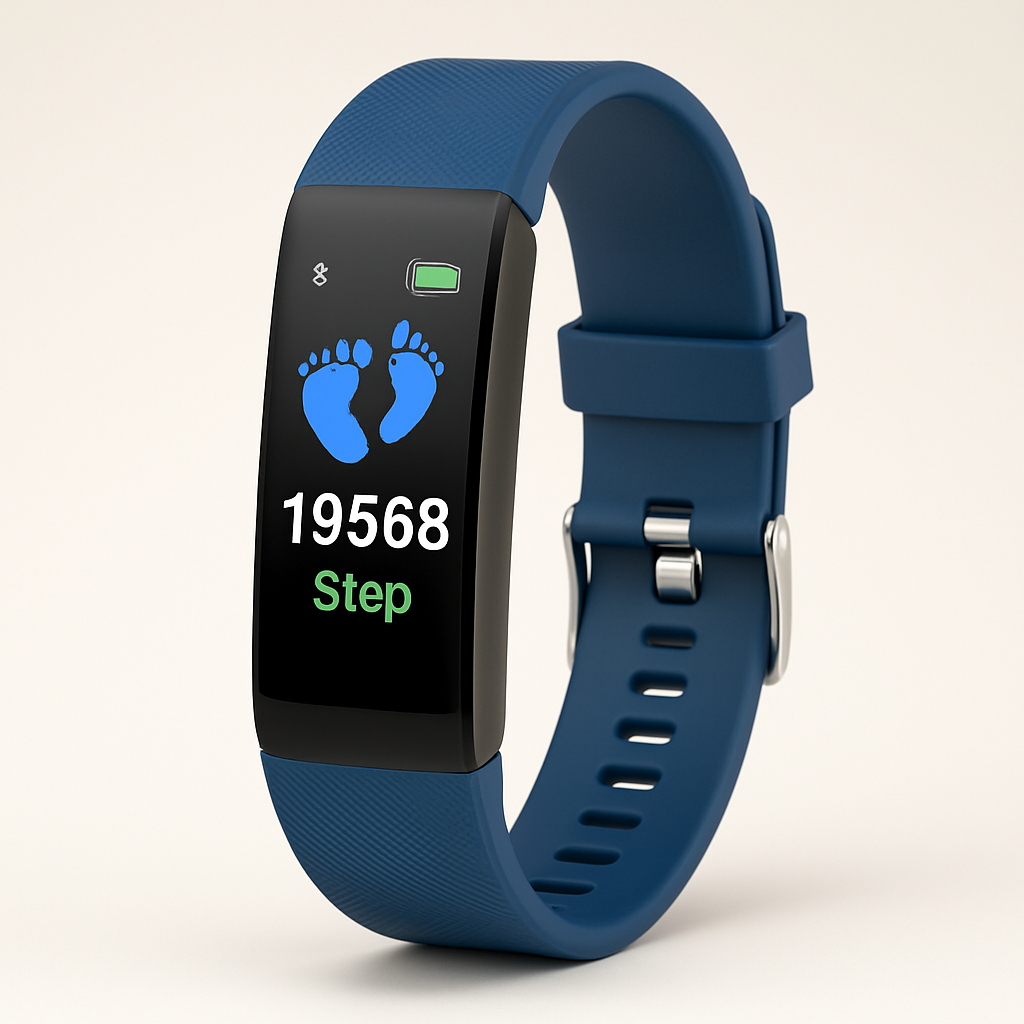 Fitness Tracker Watch for Seniors with Heart Rate, Blood Pressure & Sleep Monitor, Step Counter, LED Screen, USB Rechargeable | Lonoma