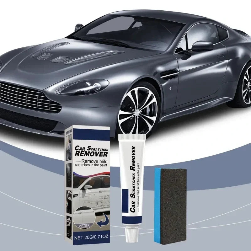 Car Scratch Repair Paste with Applicator Sponge, Clear Coat Scuff & Swirl Remover for Auto Paint, Garage Touch-Up Polish | Lonoma