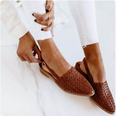 Women's Mesh Slip-On Flats Adjustable Slingback Mules Lightweight Cushioned Casual Walking Shoes for Summer | Lonoma