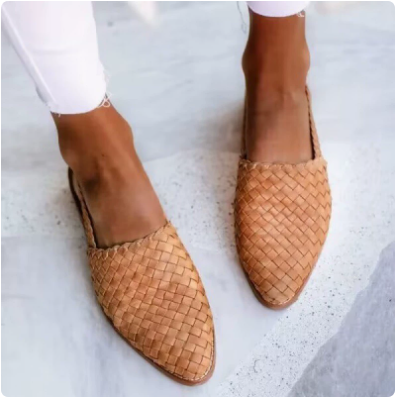 Women's Mesh Slip-On Flats Adjustable Slingback Mules Lightweight Cushioned Casual Walking Shoes for Summer | Lonoma