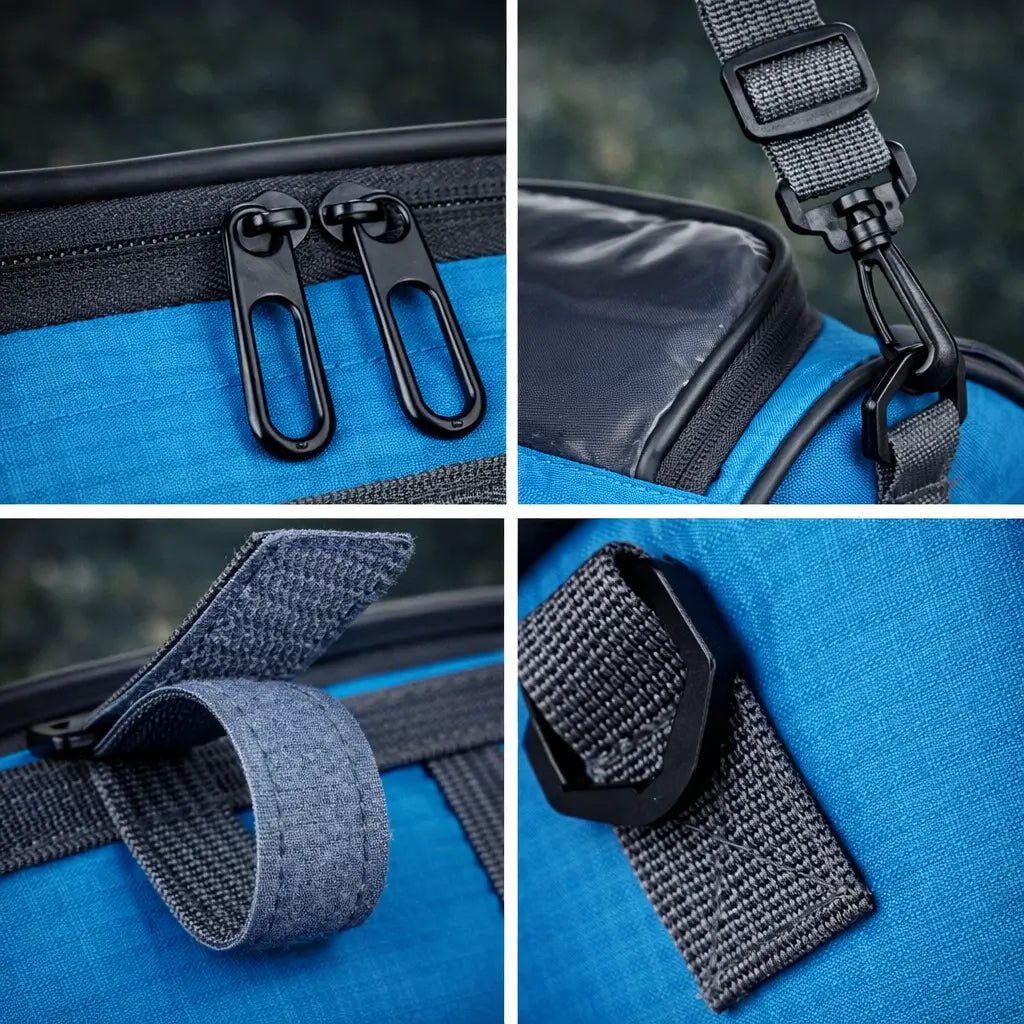 Bike Phone Mount Bag for Handlebars with Touch Window, Storage Pouch for Cycling Navigation, Keys & Essentials | Lonoma
