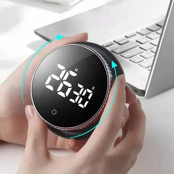 Desktop Countdown Timer for Work Sessions – Magnetic Back Task Timer for Office Study Focus Time Management Pomodoro Technique | Lonoma
