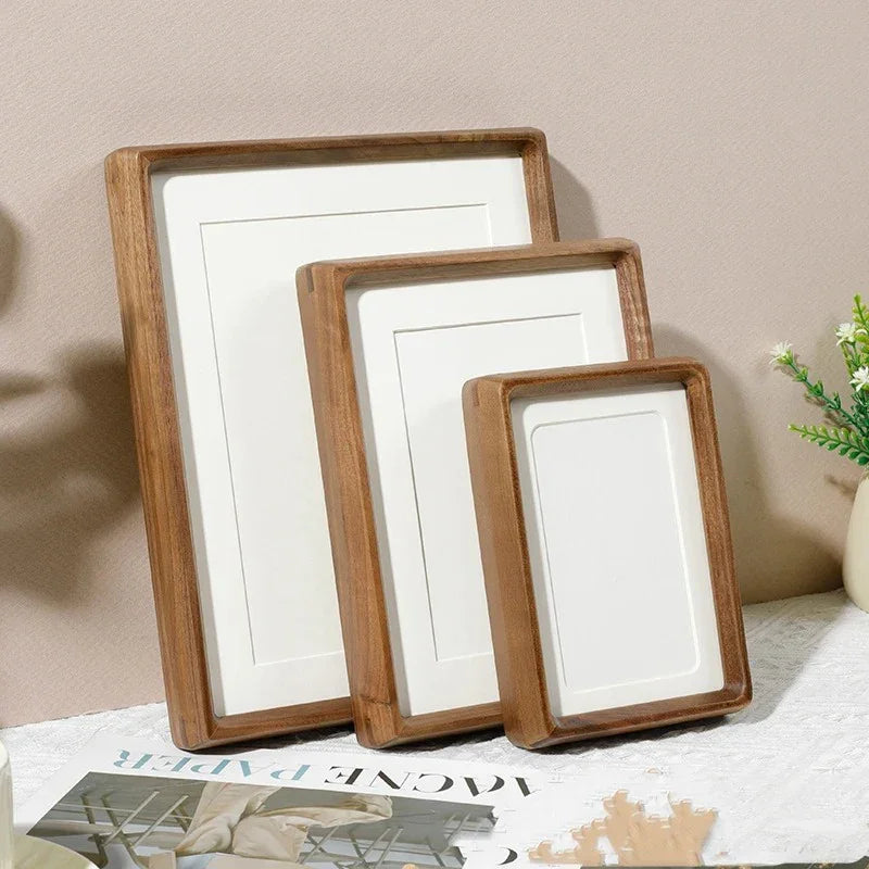 Natural Wood Picture Frame with Rounded Corners for Photos & Art – A4 & Multiple Sizes for Desk, Shelf & Gallery Wall | Lonoma