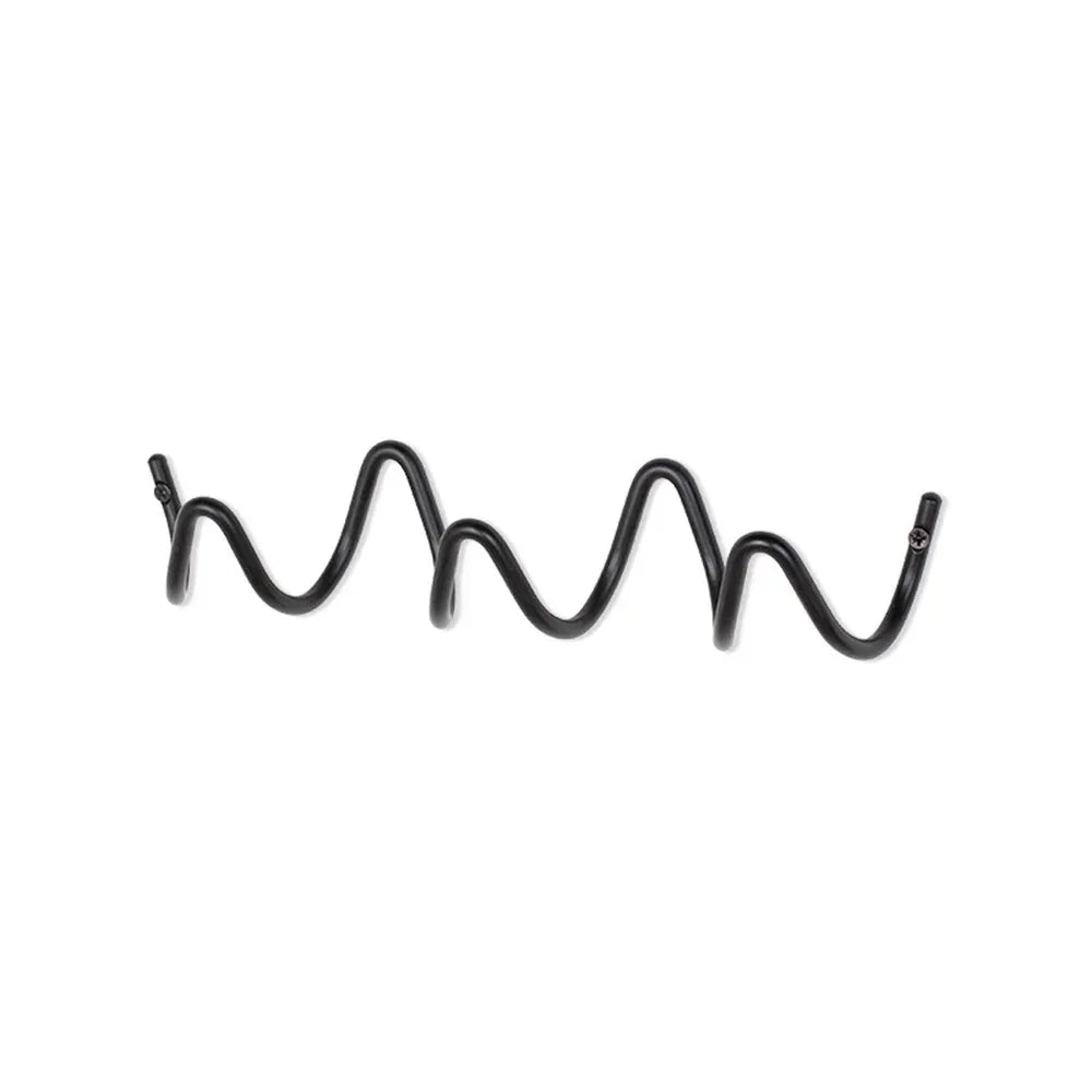 Wall-Mounted Coat Rack with Wave Design — Metal Hook Organizer for Entryway, Bedroom & Hallway | Lonoma