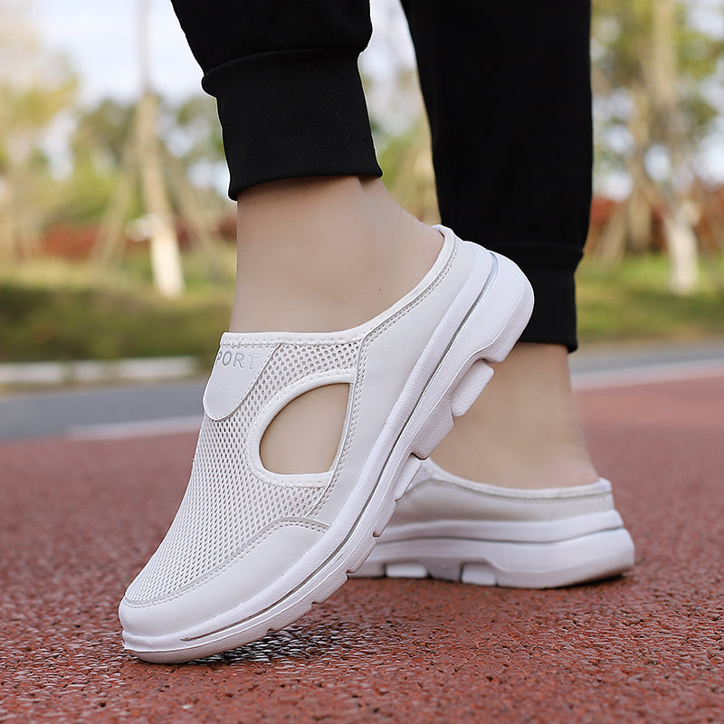 Men's Orthopedic Slip-On Shoes Wide Fit Breathable Mesh EVA Footbed Everyday Comfort Sneakers Casual Walking Loafers | Lonoma