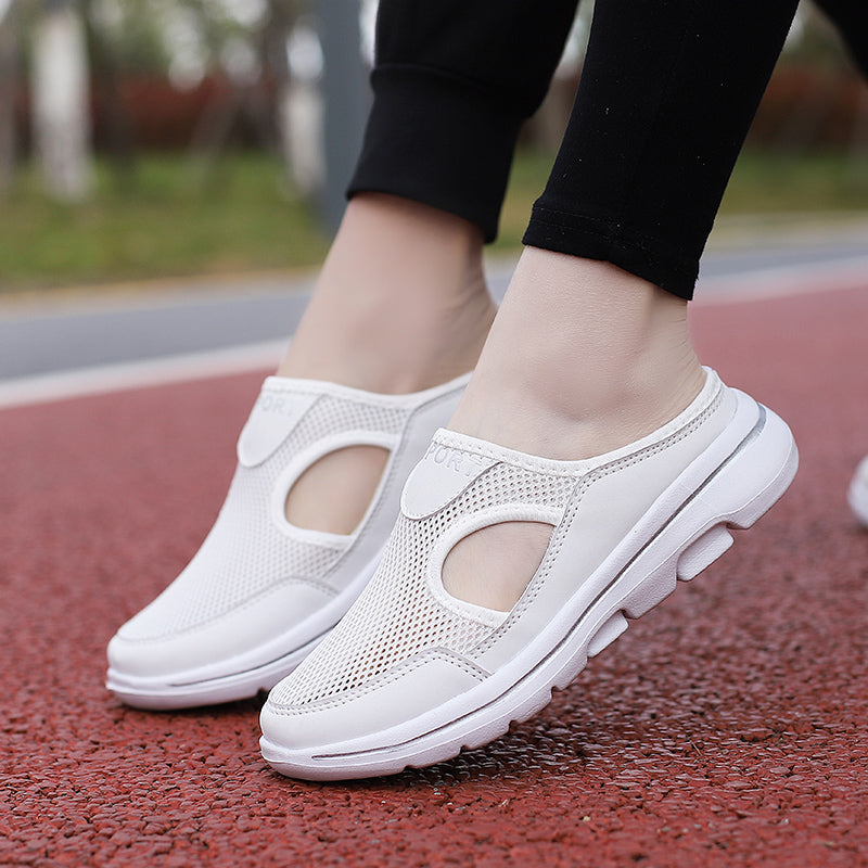 Men's Orthopedic Slip-On Shoes Wide Fit Breathable Mesh EVA Footbed Everyday Comfort Sneakers Casual Walking Loafers | Lonoma