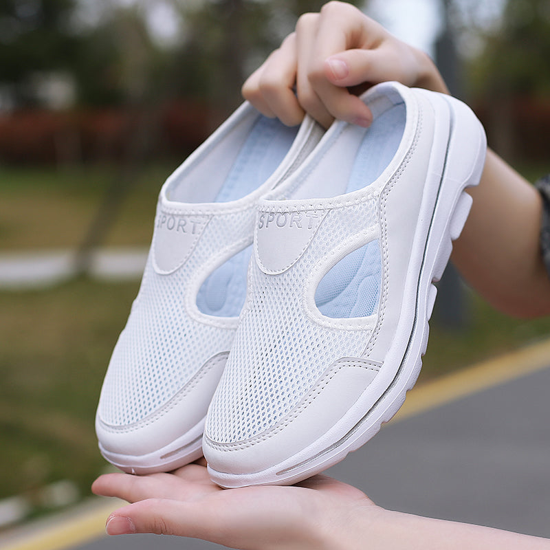 Men's Orthopedic Slip-On Shoes Wide Fit Breathable Mesh EVA Footbed Everyday Comfort Sneakers Casual Walking Loafers | Lonoma