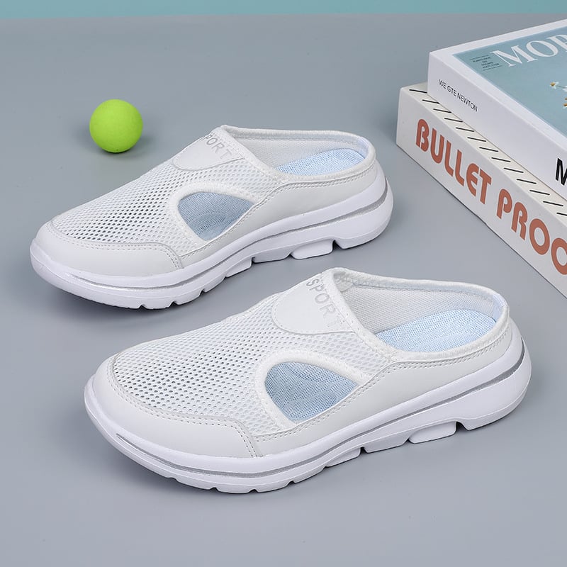 Men's Orthopedic Slip-On Shoes Wide Fit Breathable Mesh EVA Footbed Everyday Comfort Sneakers Casual Walking Loafers | Lonoma